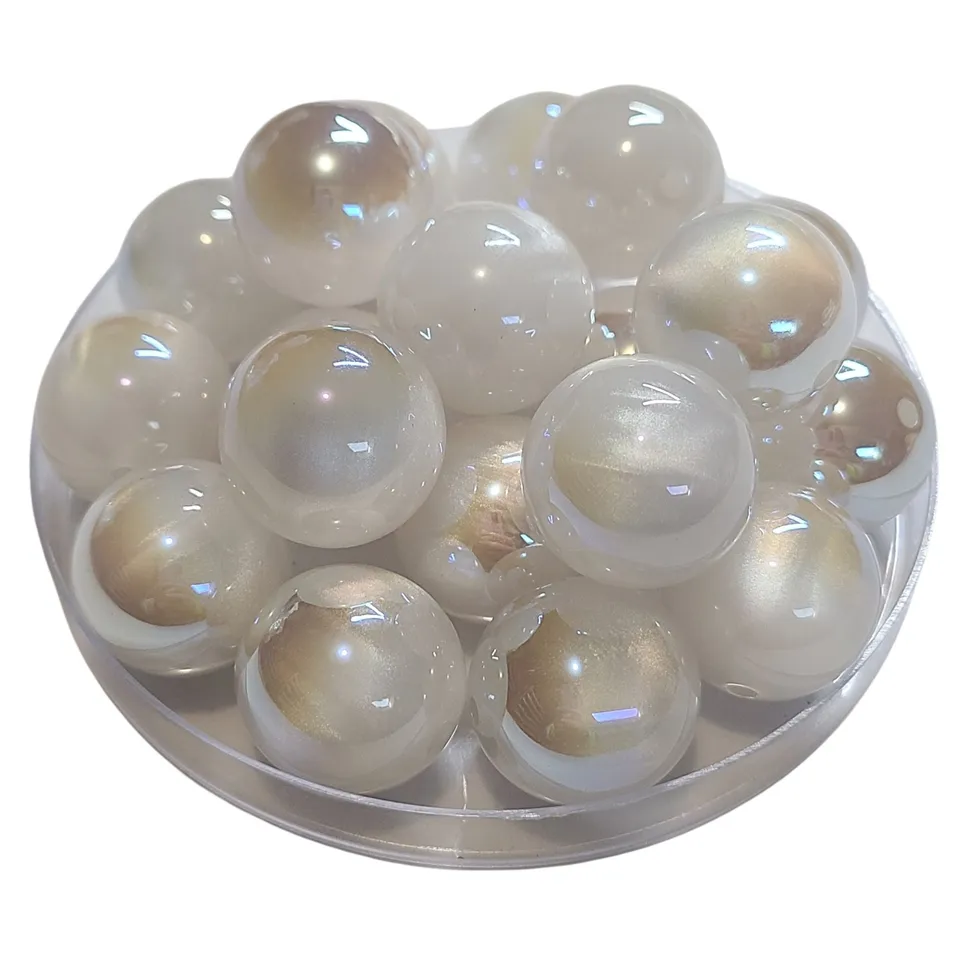 ARTSHOP Boules 20MM 281 boule Oeil de chat Blanc x1